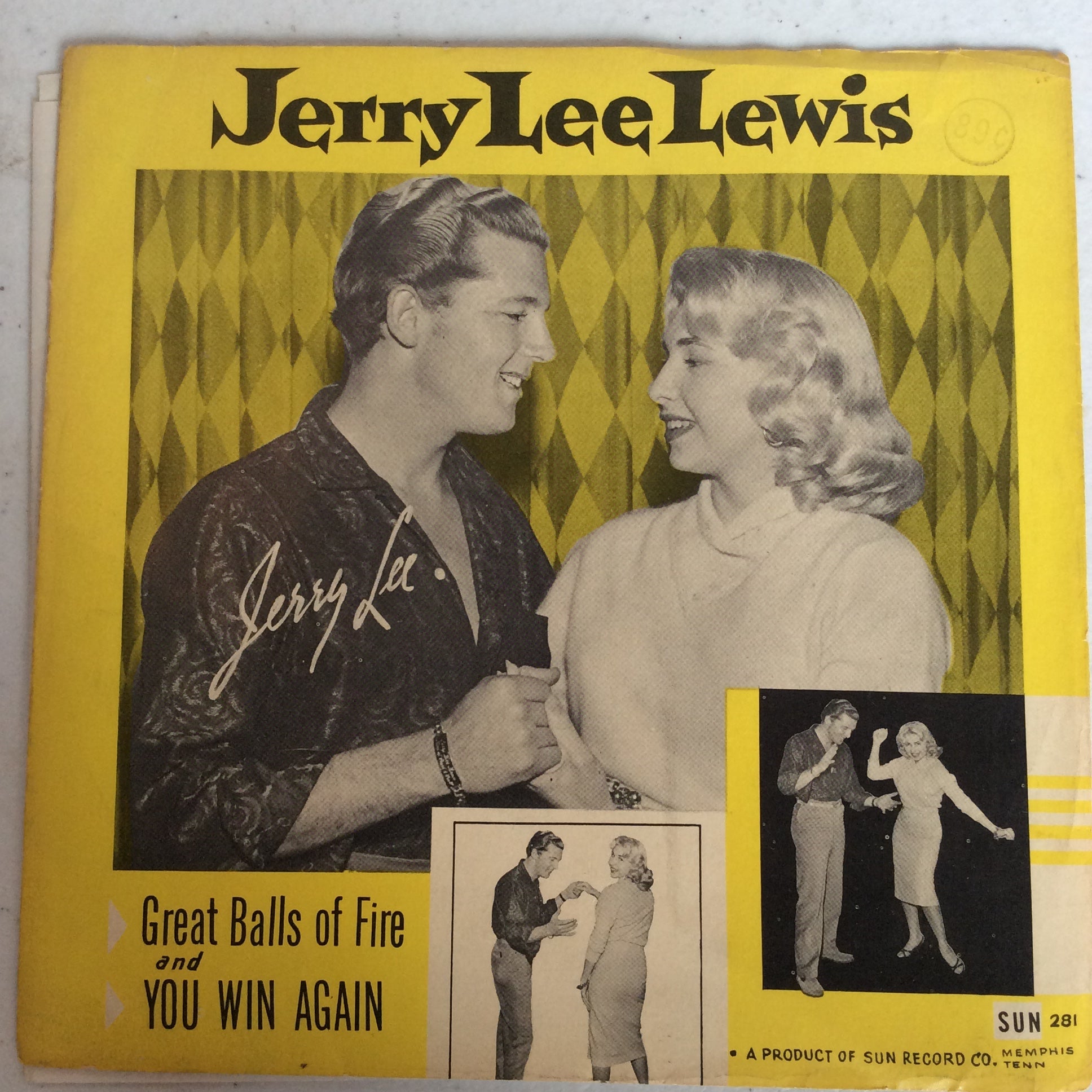 Jerry Lee Lewis - Great Balls Of Fire (7" VINYL) | Excellent+ (EX+) Excellent (EX)