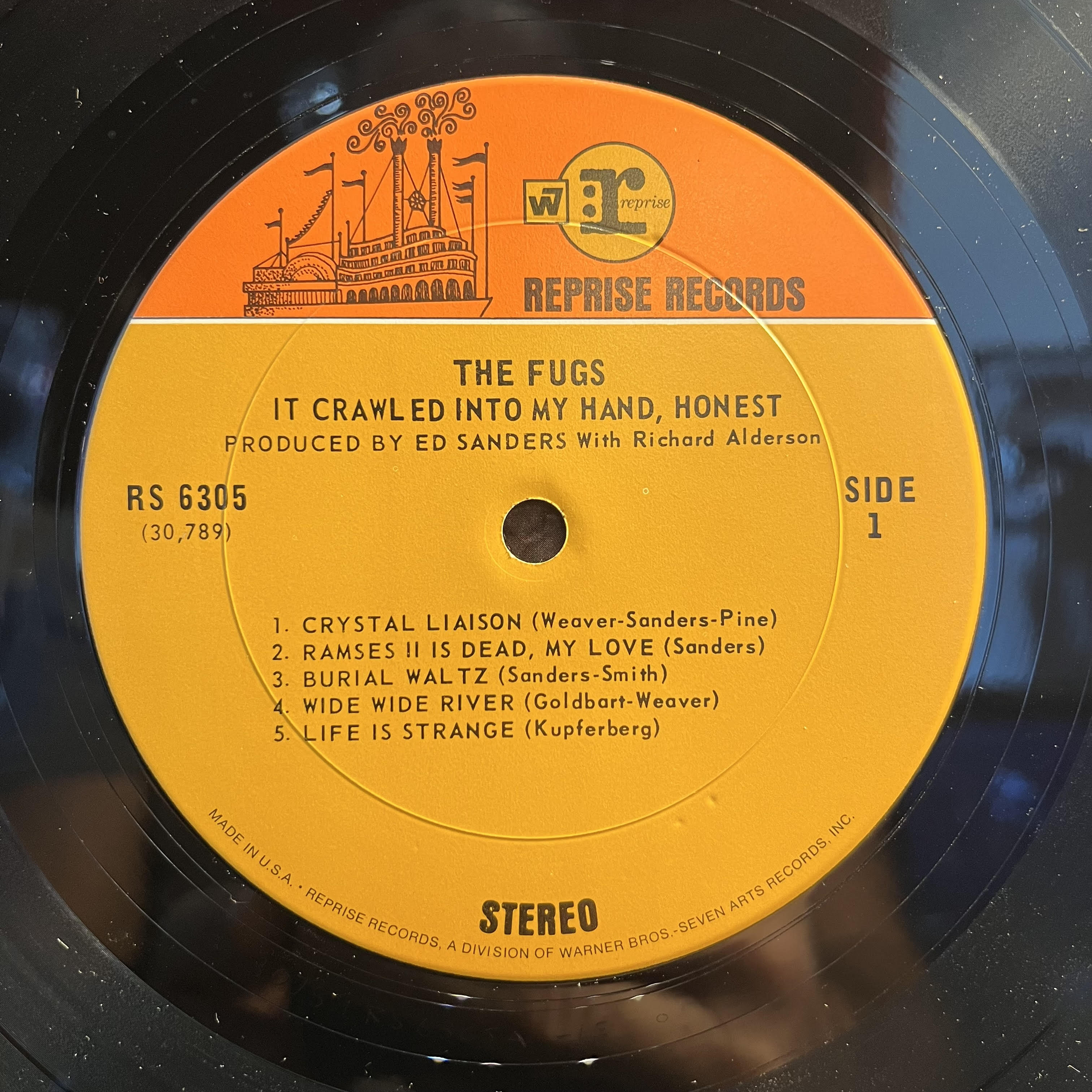 The Fugs - It Crawled Into My Hand, Honest *PITMAN* | Excellent (EX) Excellent (EX)