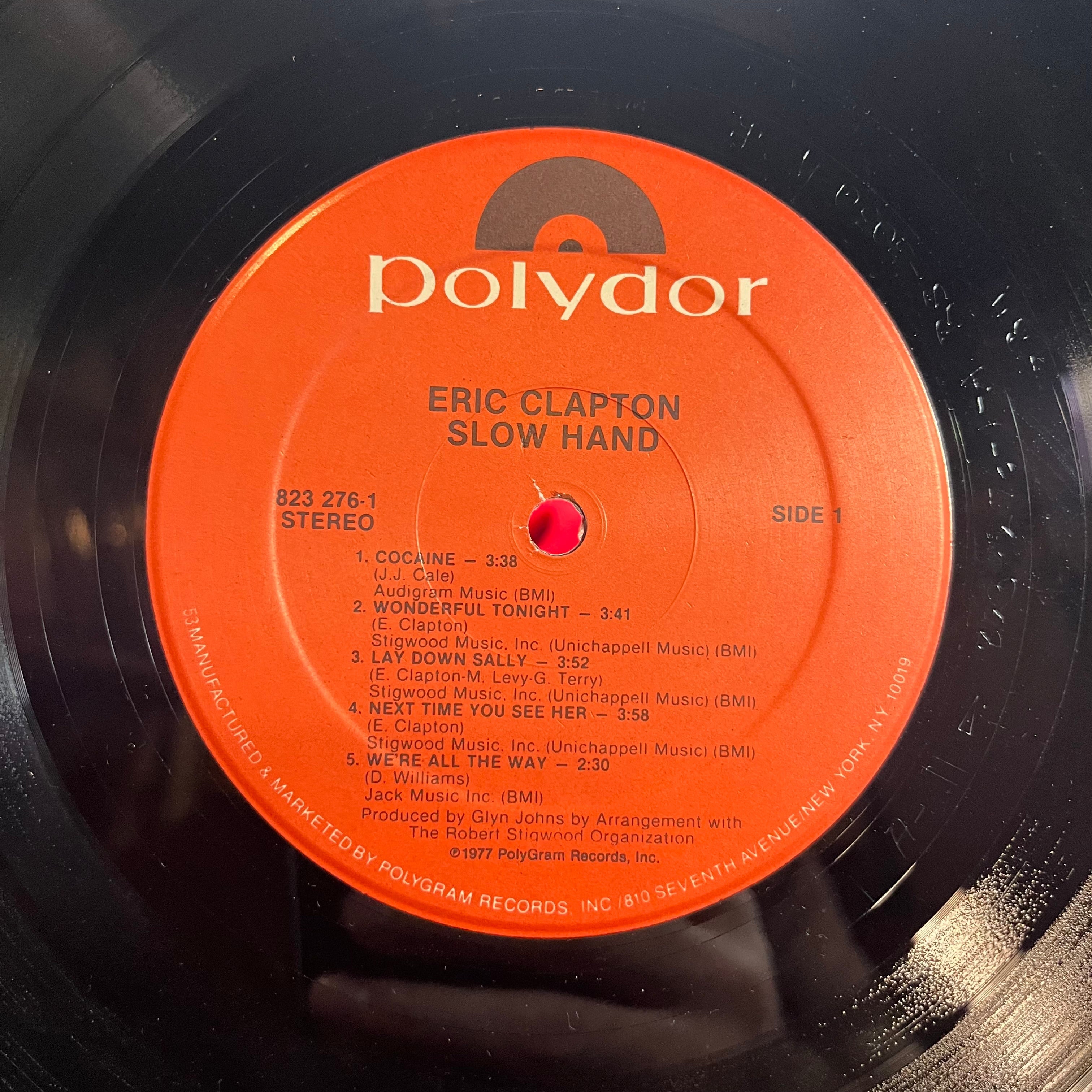 Eric Clapton - Slowhand (VINYL) | Excellent+ (EX+) Excellent (EX)