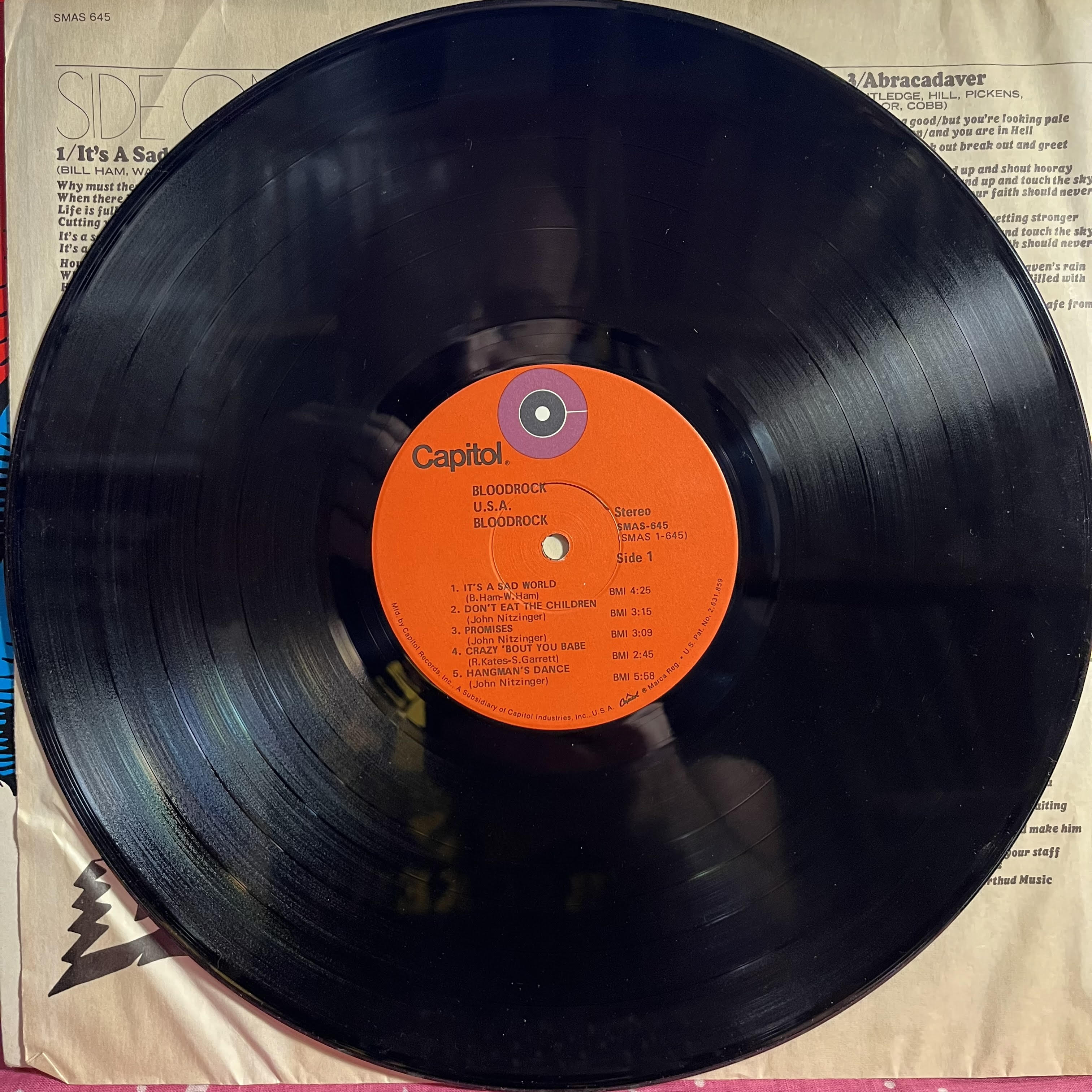 Bloodrock - Bloodrock U.S.A. *WINCHESTER* | Excellent (EX) Excellent (EX)