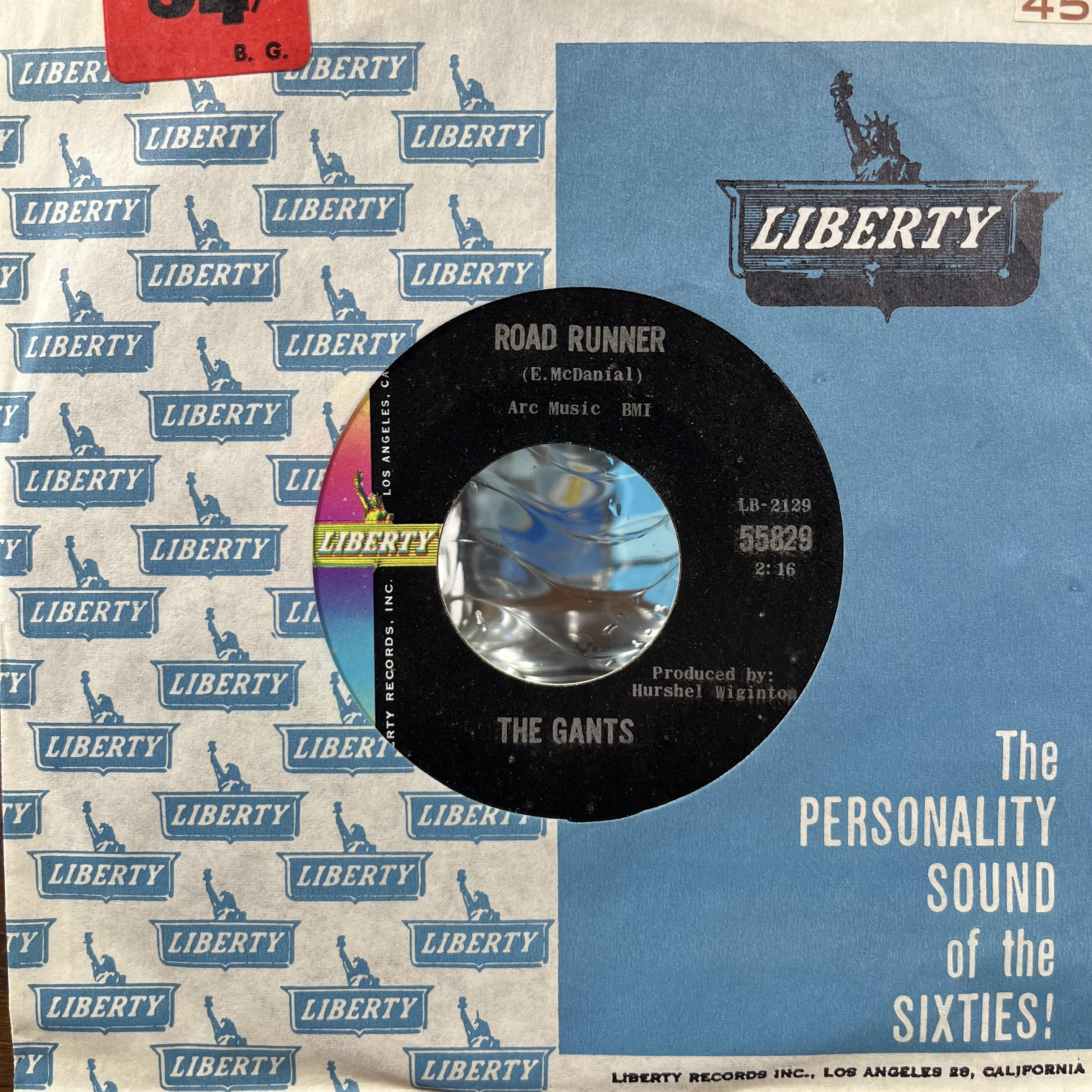 Road Runner / My Baby Don't Care (7" VINYL) | Excellent+ (EX+)