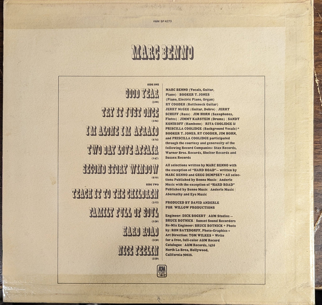 Marc Benno *PITMAN* | Excellent (EX) Very Good (VG)