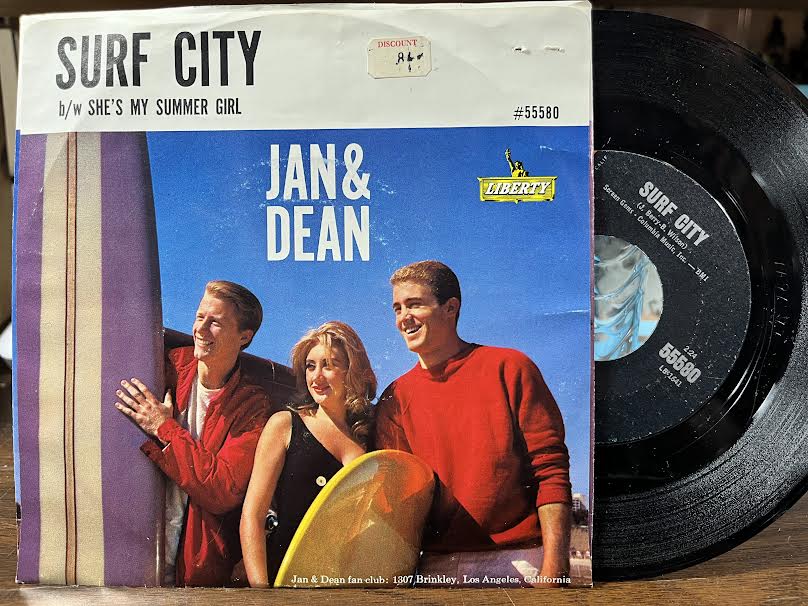 Jan & Dean - Surf City (7" VINYL) | Excellent+ (EX+) Excellent (EX)