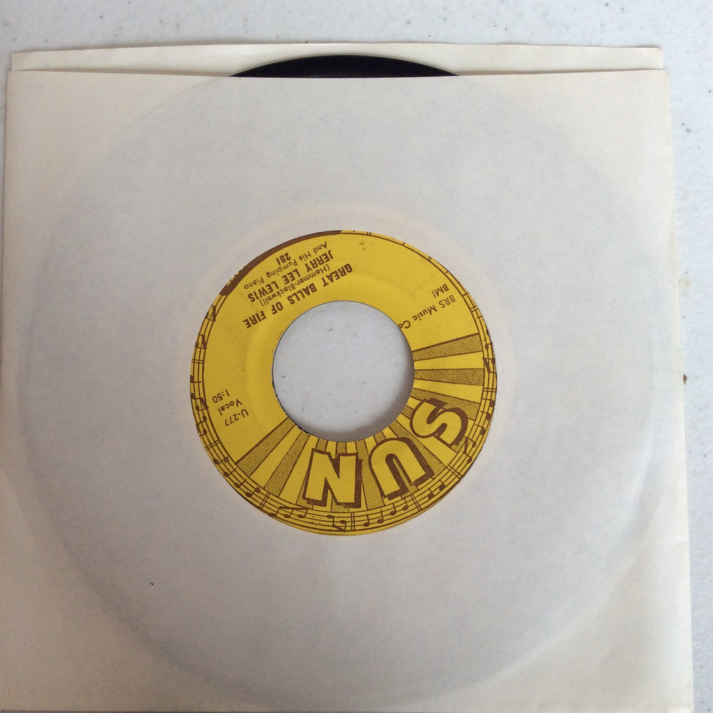 Jerry Lee Lewis - Great Balls Of Fire (7" VINYL) | Excellent+ (EX+) Excellent (EX)
