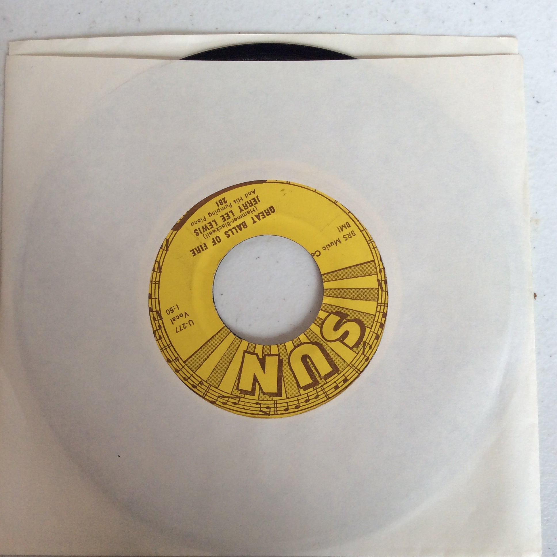 Jerry Lee Lewis - Great Balls Of Fire (7" VINYL) | Excellent+ (EX+) Excellent (EX)