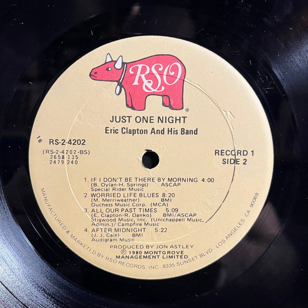 Eric Clapton - Just One Night (2xVINYL) | Excellent+ (EX+) Very Good Plus Plus (VG++)