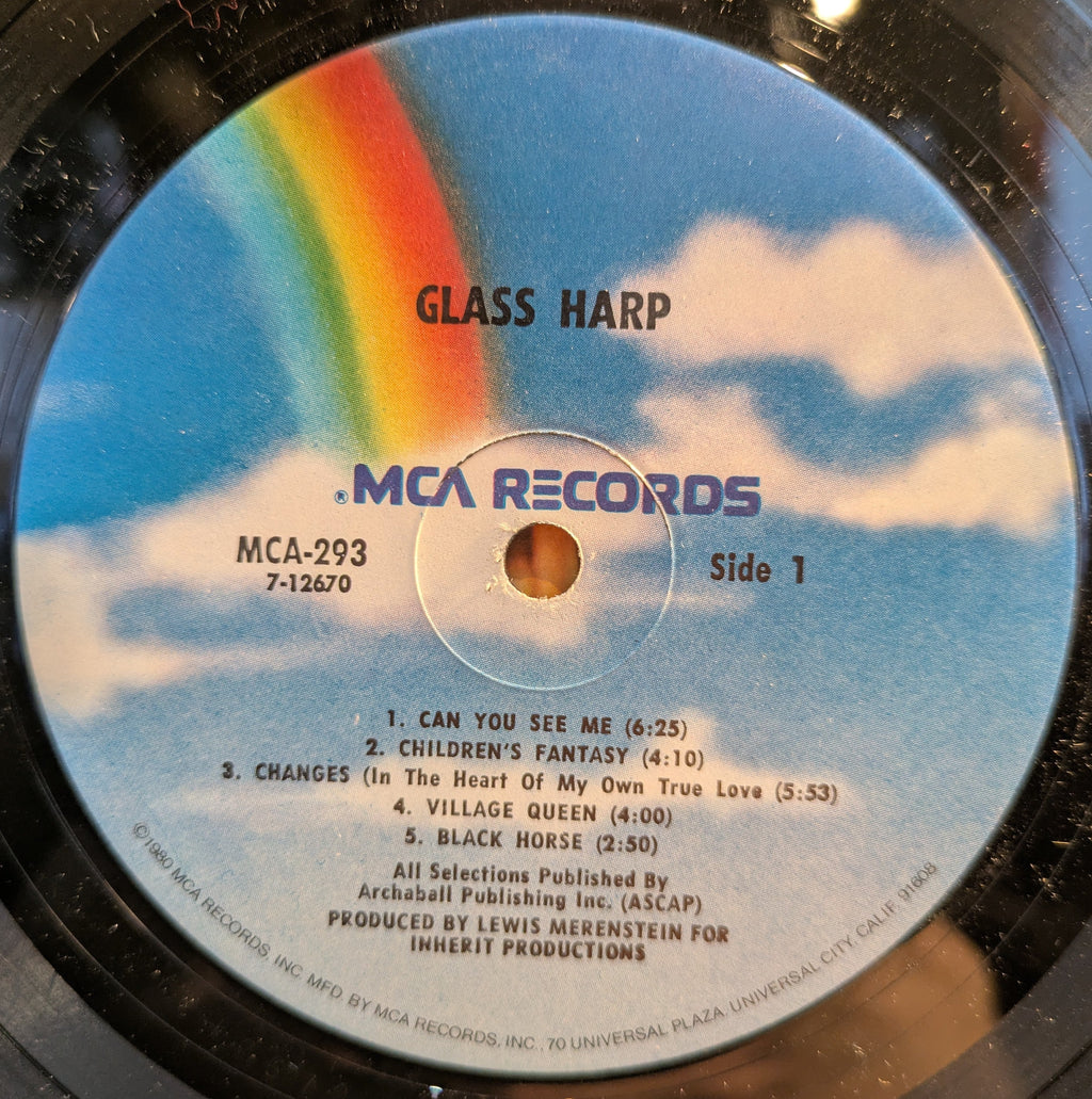 Glass Harp - Glass Harp (VINYL) | Excellent+ (EX+) Very Good Plus (VG+)