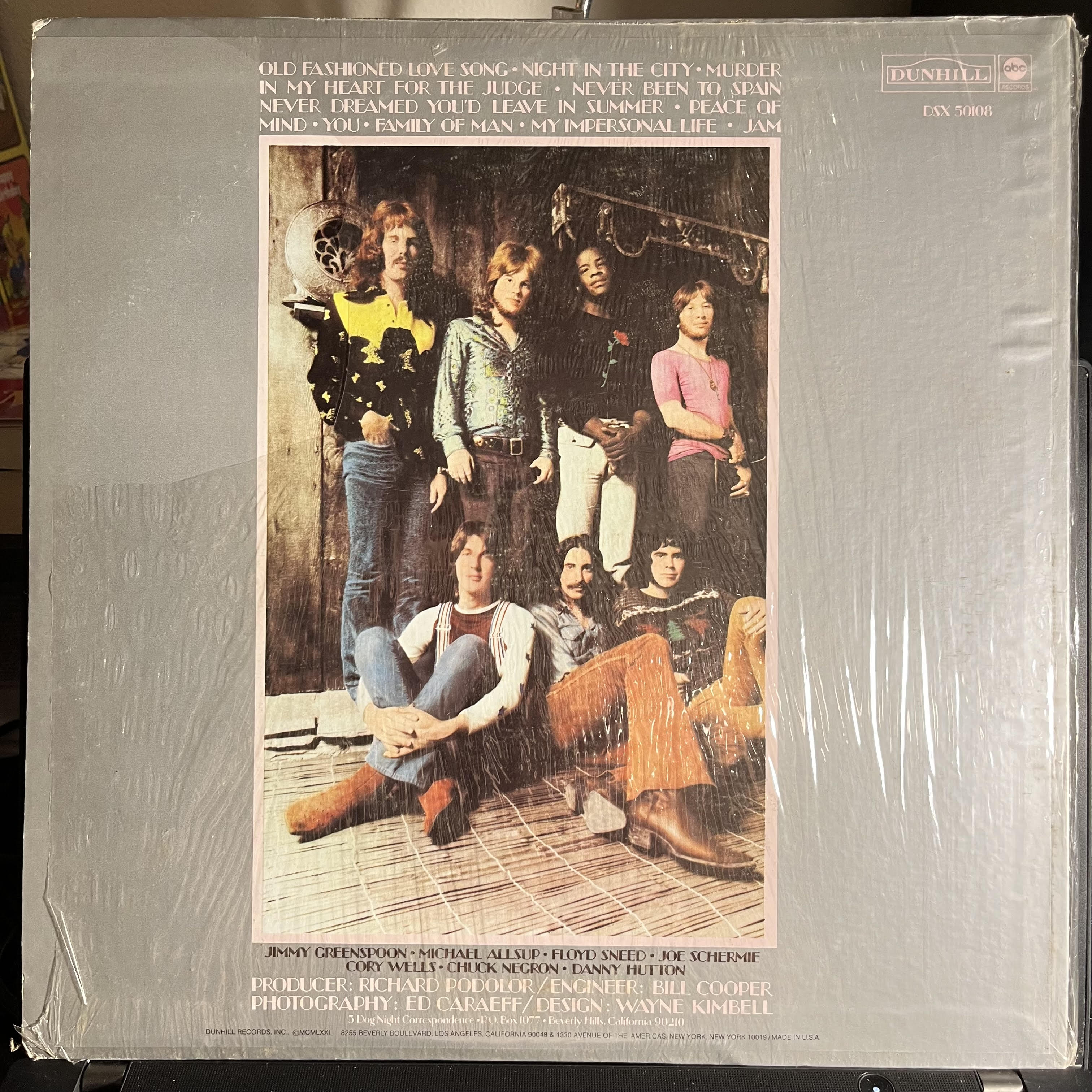 Three Dog Night - Harmony *PITMAN/SHRINK* | Excellent (EX) Near Mint (NM)