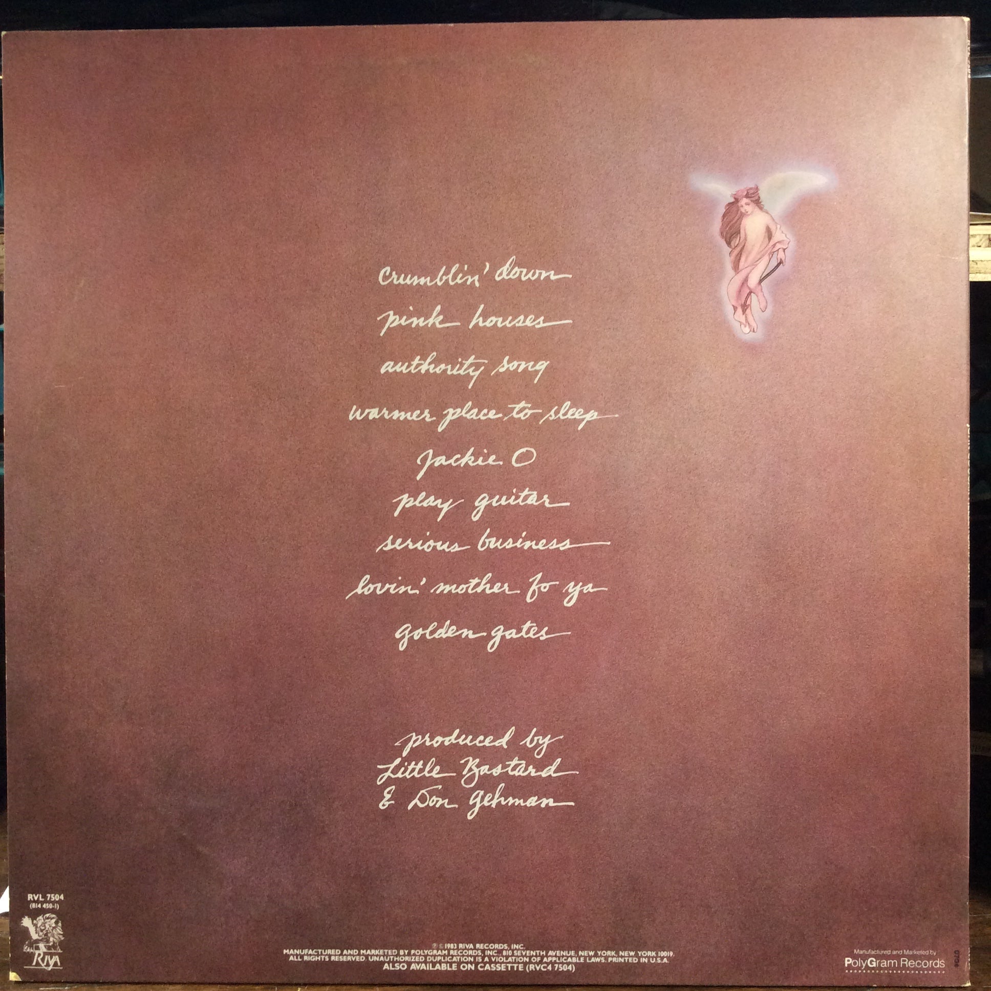 John Cougar Mellencamp - Uh-Huh (VINYL) | Excellent+ (EX+) Near Mint (NM)
