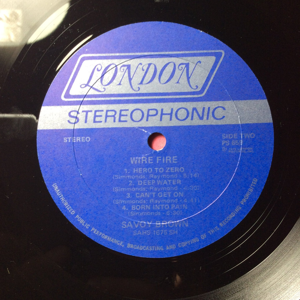 Savoy Brown - Wire Fire (VINYL) | Excellent+ (EX+) Excellent (EX)