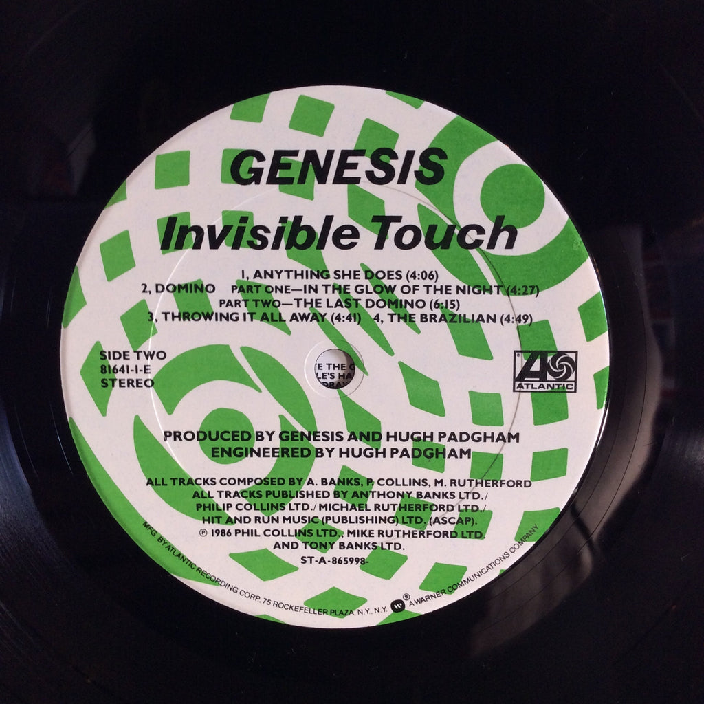 Genesis - Invisible Touch (VINYL) | Excellent+ (EX+) Excellent (EX)