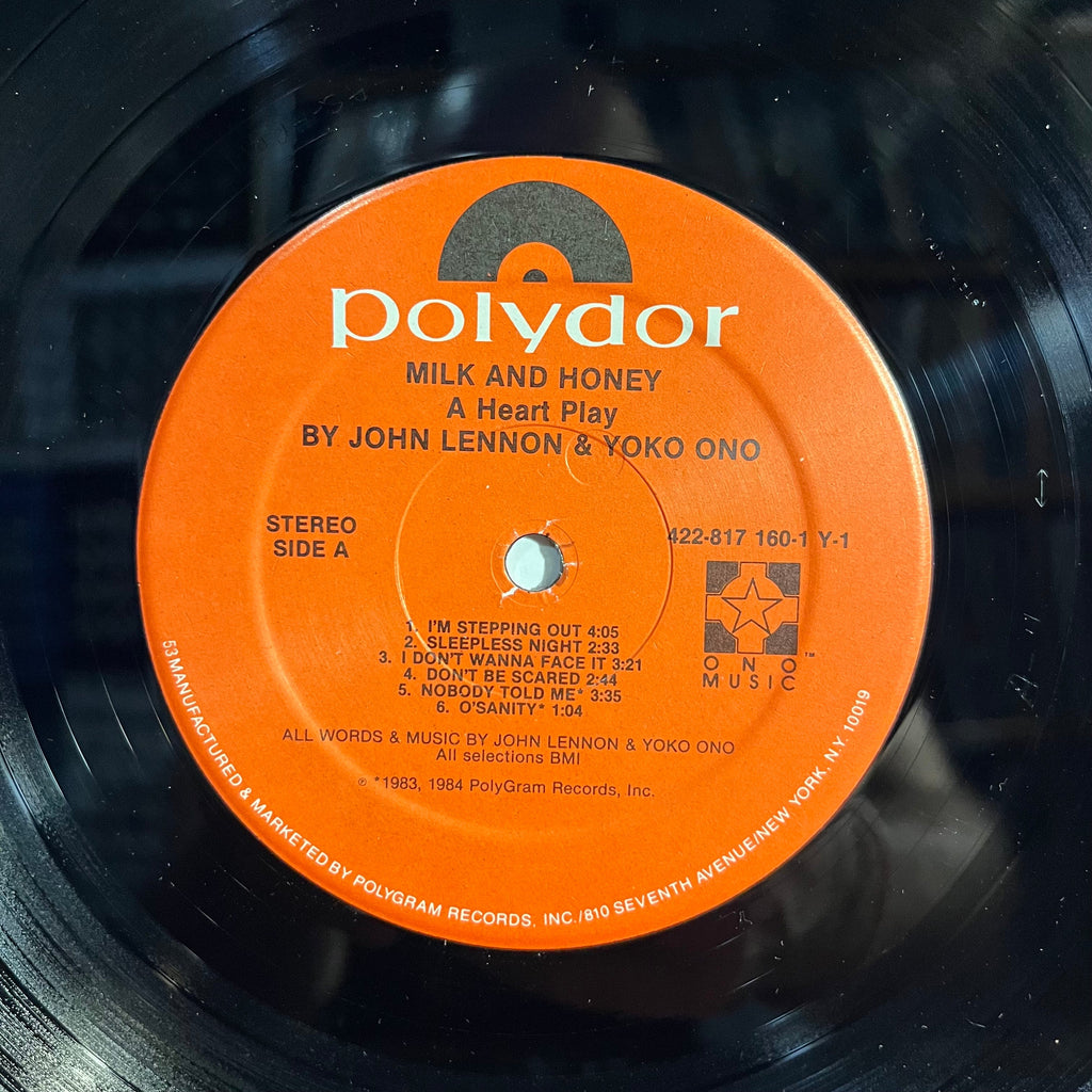 John Lennon & Yoko Ono - Milk And Honey *HAUPPAUGE* | Excellent (EX) Very Good (VG)