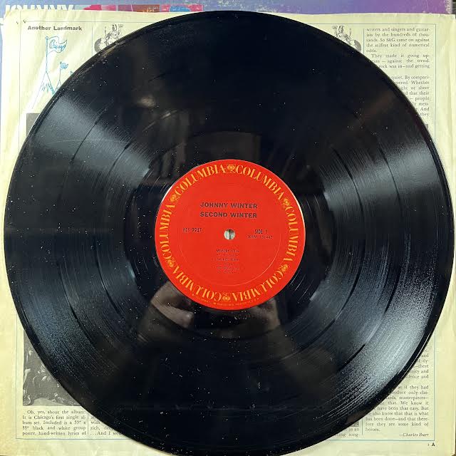 Johnny Winter - Second Winter (2xVINYL) | Excellent+ (EX+) Very Good Plus (VG+)