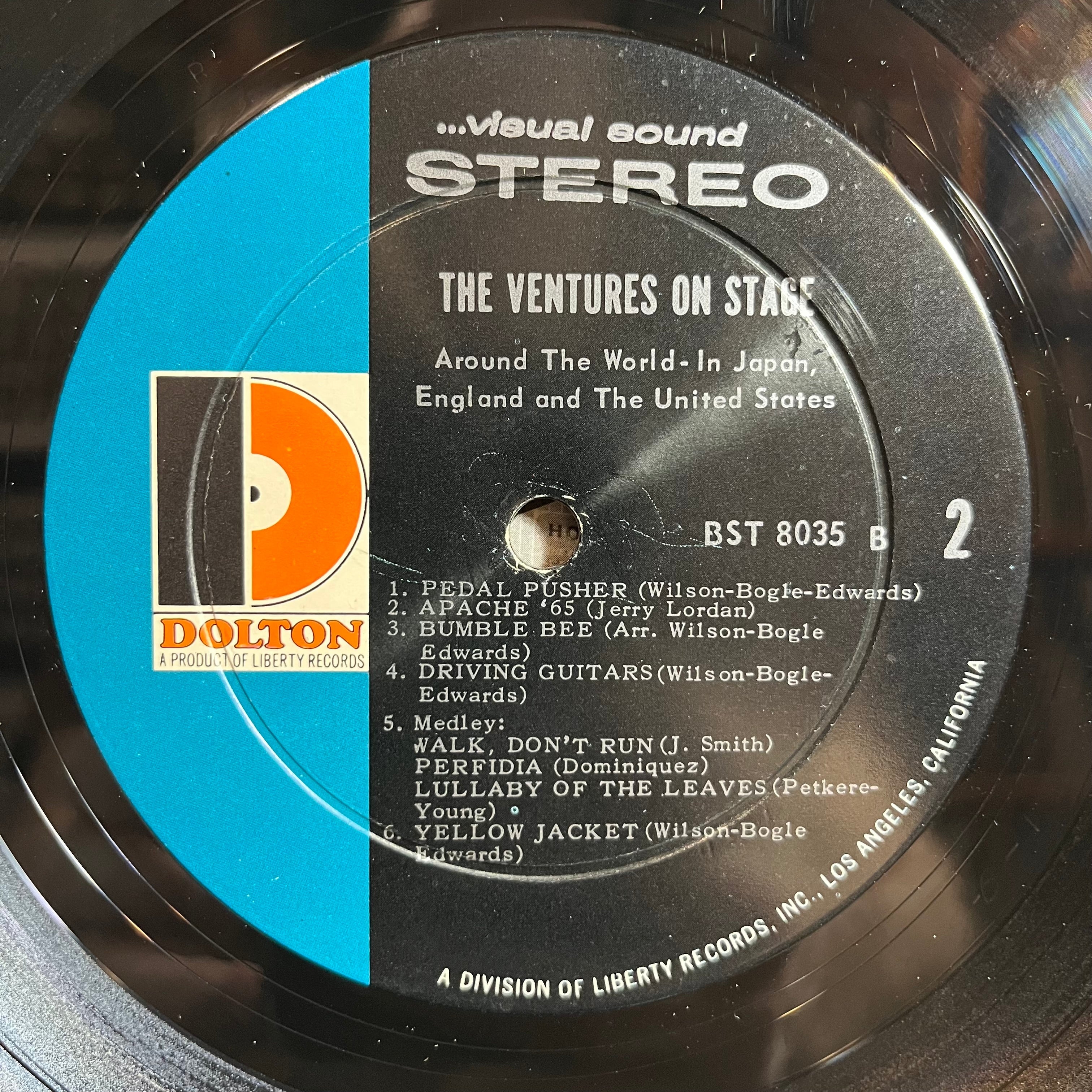 The Ventures - On Stage (VINYL) | Excellent+ (EX+) Very Good Plus (VG+)