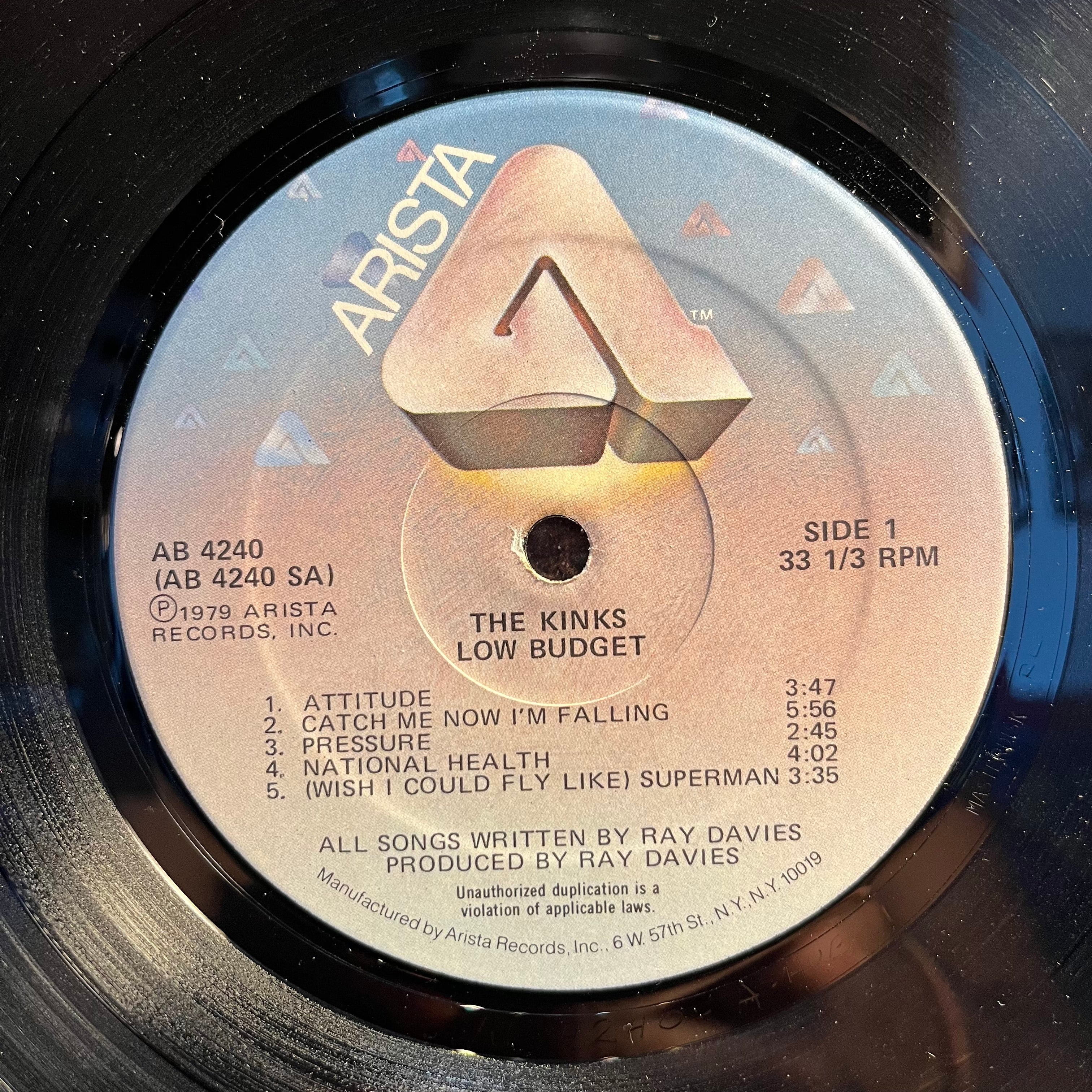 The Kinks - Low Budget *HUB-SERVALL* | Excellent (EX) Near Mint (NM)