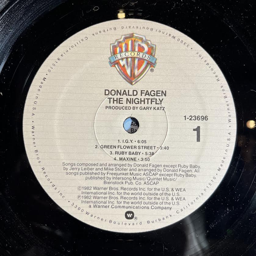 Donald Fagen - The Nightfly | Excellent+ (EX+) Excellent+ (EX+)
