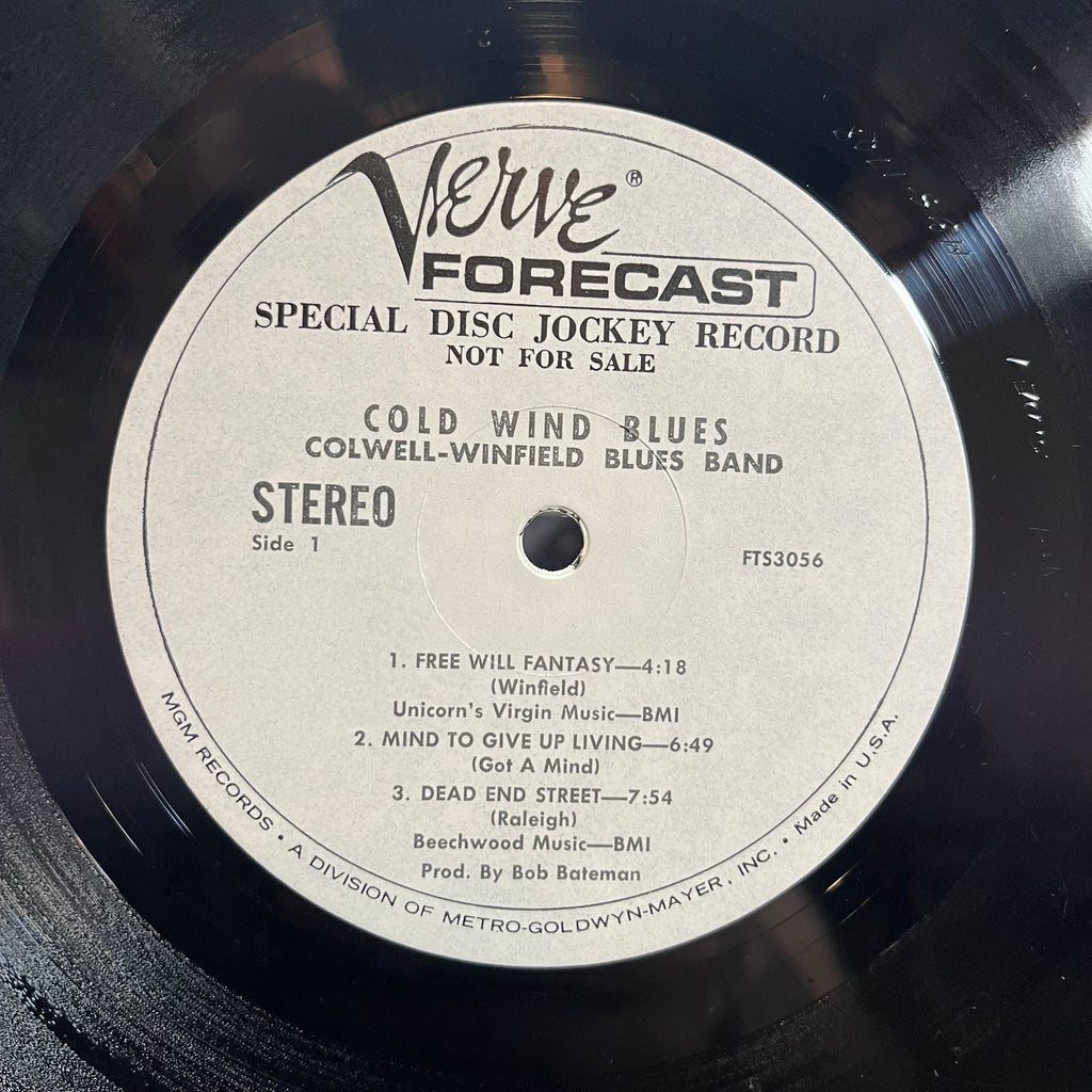 Colwell-Winfield Blues Band - Cold Wind Blues (VINYL) | Excellent+ (EX+) Excellent+ (EX+)