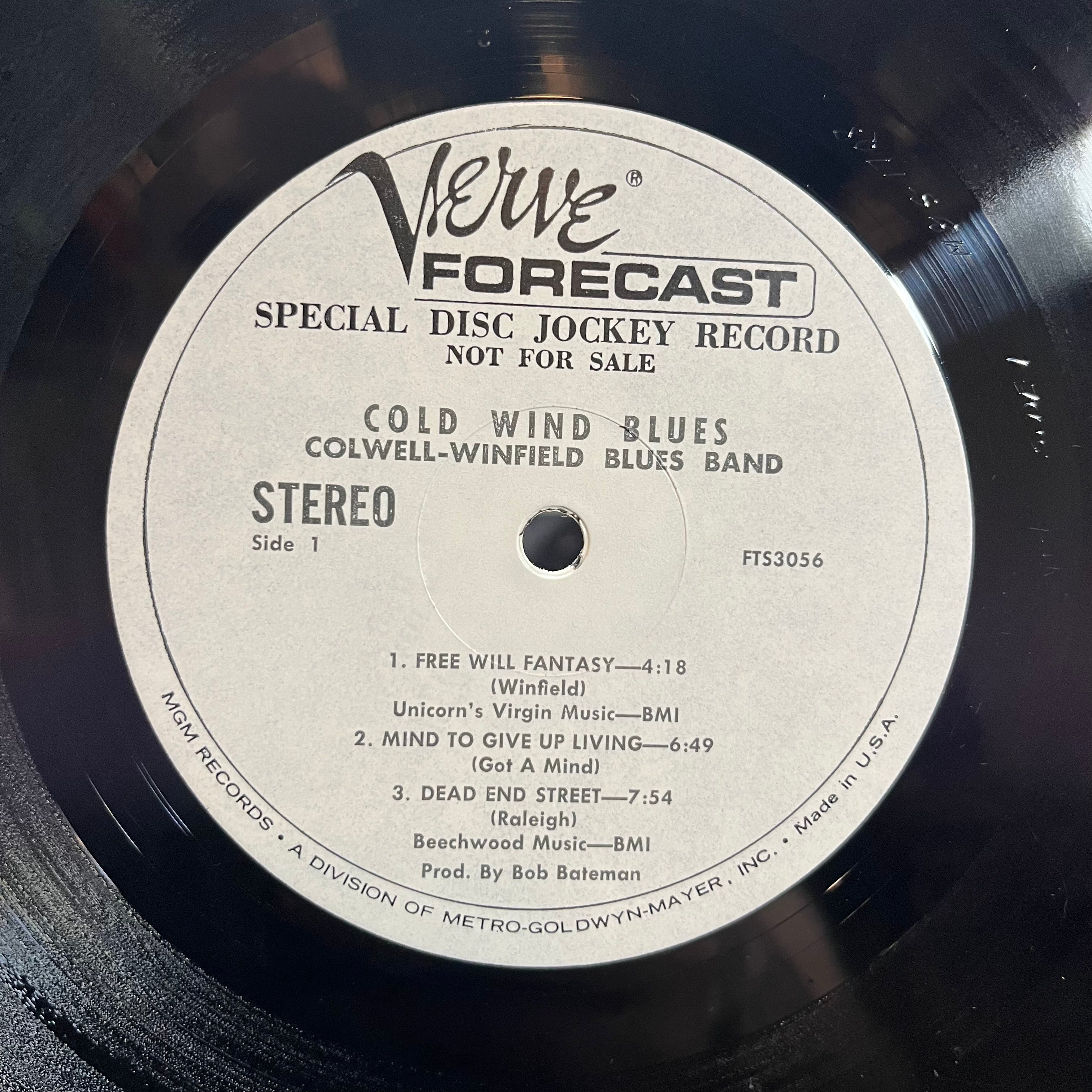 Colwell-Winfield Blues Band - Cold Wind Blues (VINYL) | Excellent+ (EX+) Excellent+ (EX+)