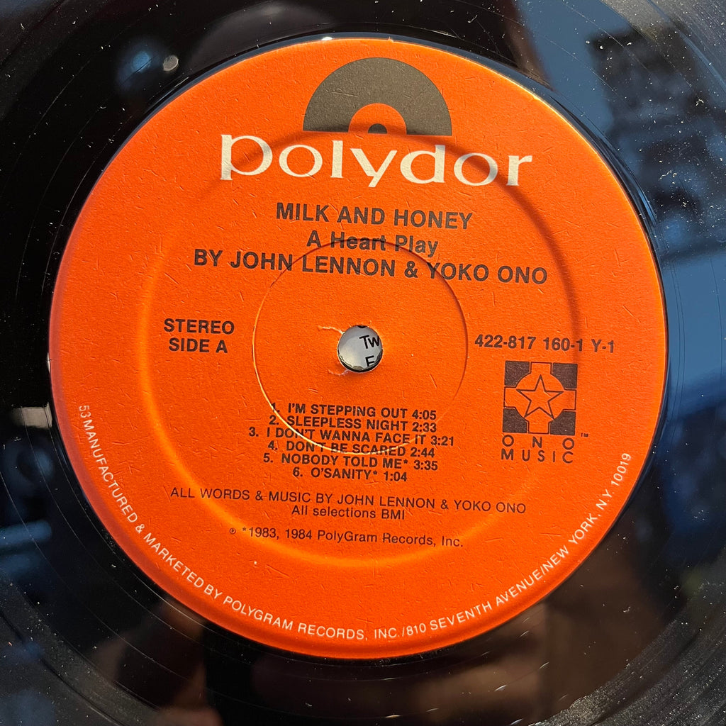 John Lennon & Yoko Ono - Milk And Honey *HAUPPAUGE* | Excellent (EX) Very Good Plus (VG+)