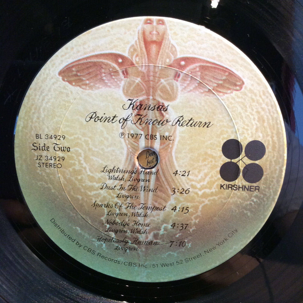 Kansas (2) - Point Of Know Return (VINYL) | Excellent (EX) Near Mint- (NM-)