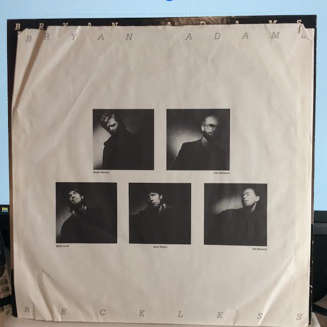 Bryan Adams - Reckless (VINYL) | Excellent (EX) Excellent (EX)