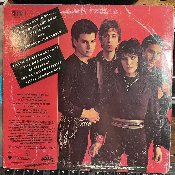 Joan Jett & The Blackhearts - I Love Rock 'N Roll (VINYL) | Excellent (EX) Good Plus (G+)