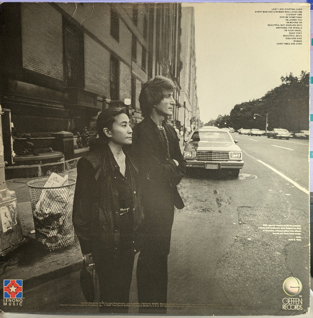 John Lennon & Yoko Ono - Double Fantasy (VINYL) | Excellent (EX) Very Good Plus (VG+)