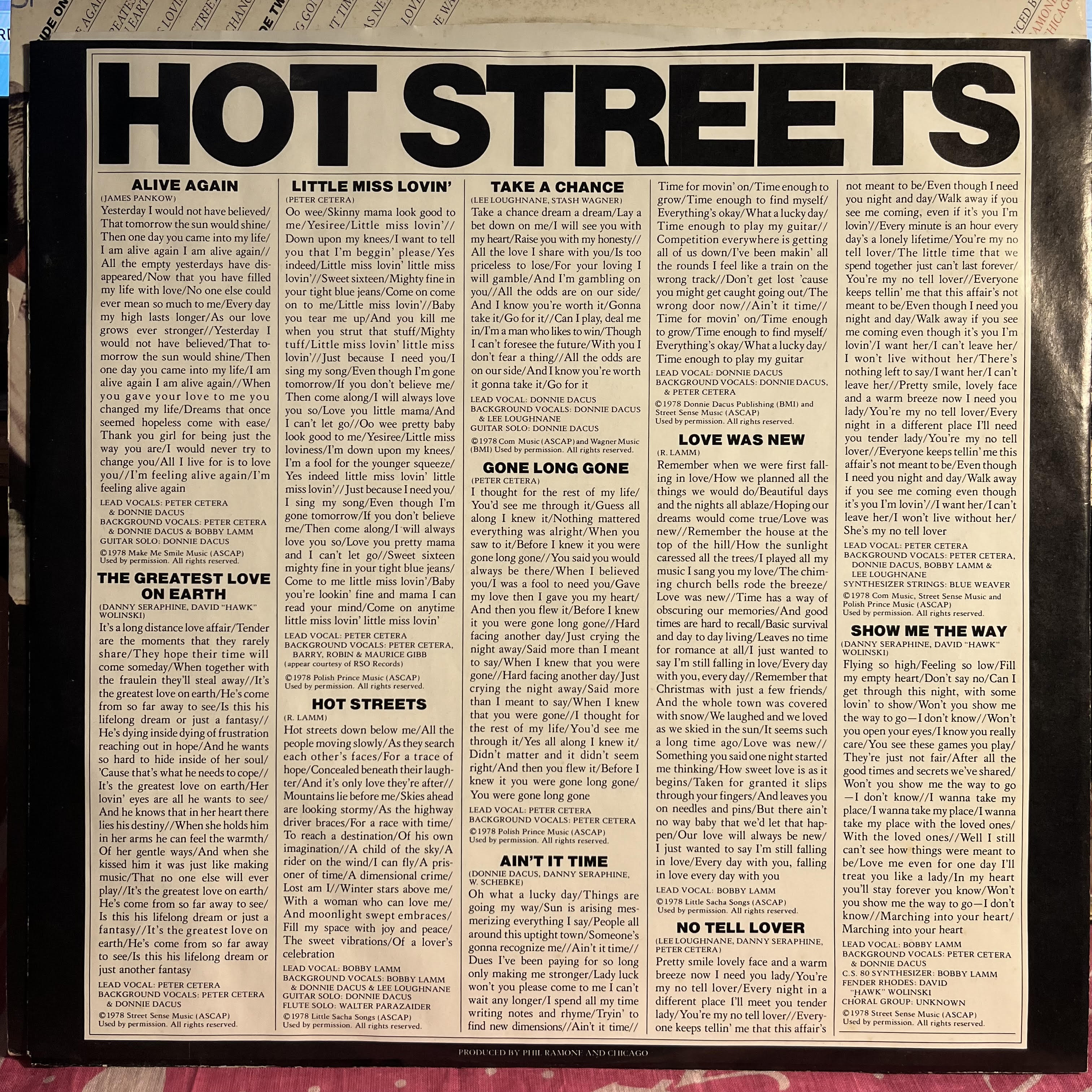 Chicago (2) - Hot Streets | Excellent (EX) Excellent (EX)