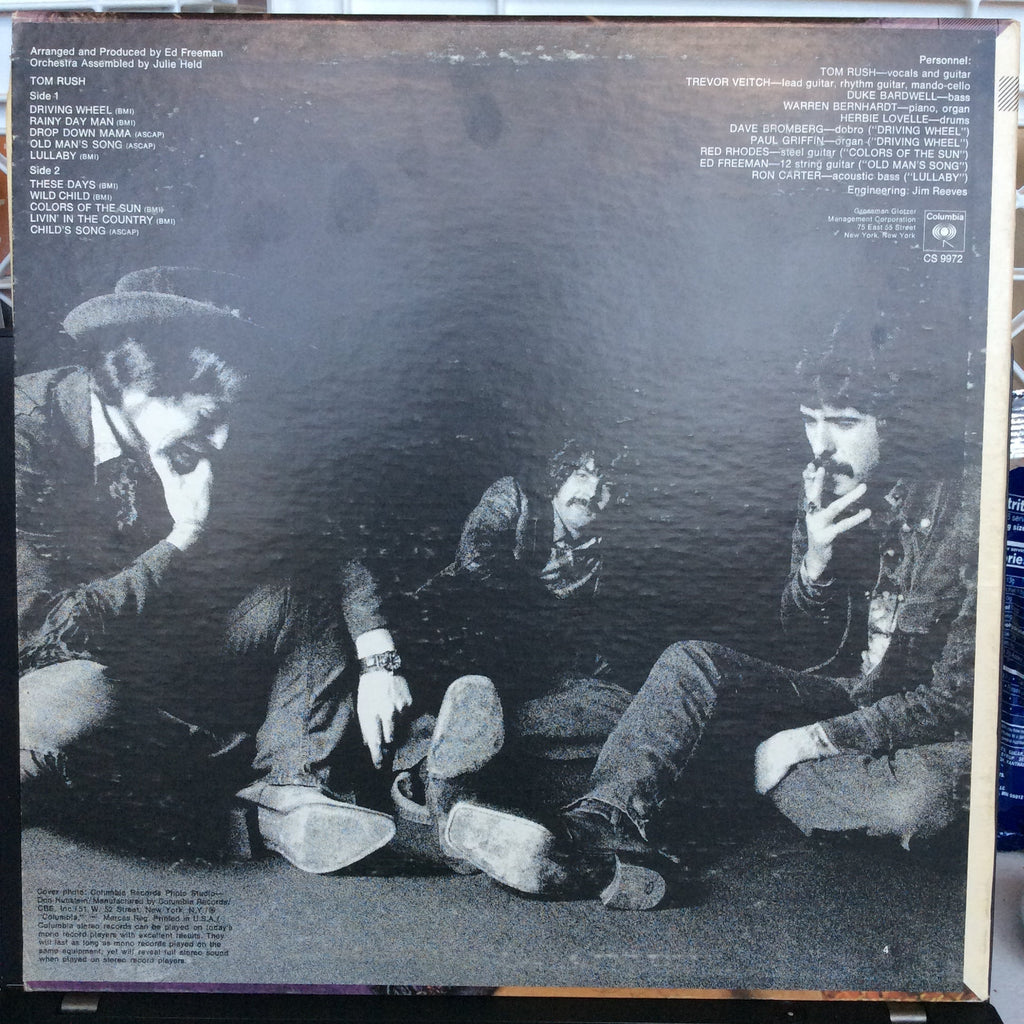 Tom Rush - Tom Rush (VINYL) | Excellent (EX) Very Good Plus (VG+)