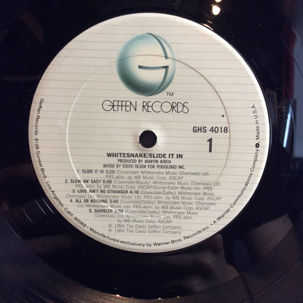 Whitesnake - Slide It In (VINYL) | Excellent (EX) Excellent (EX)