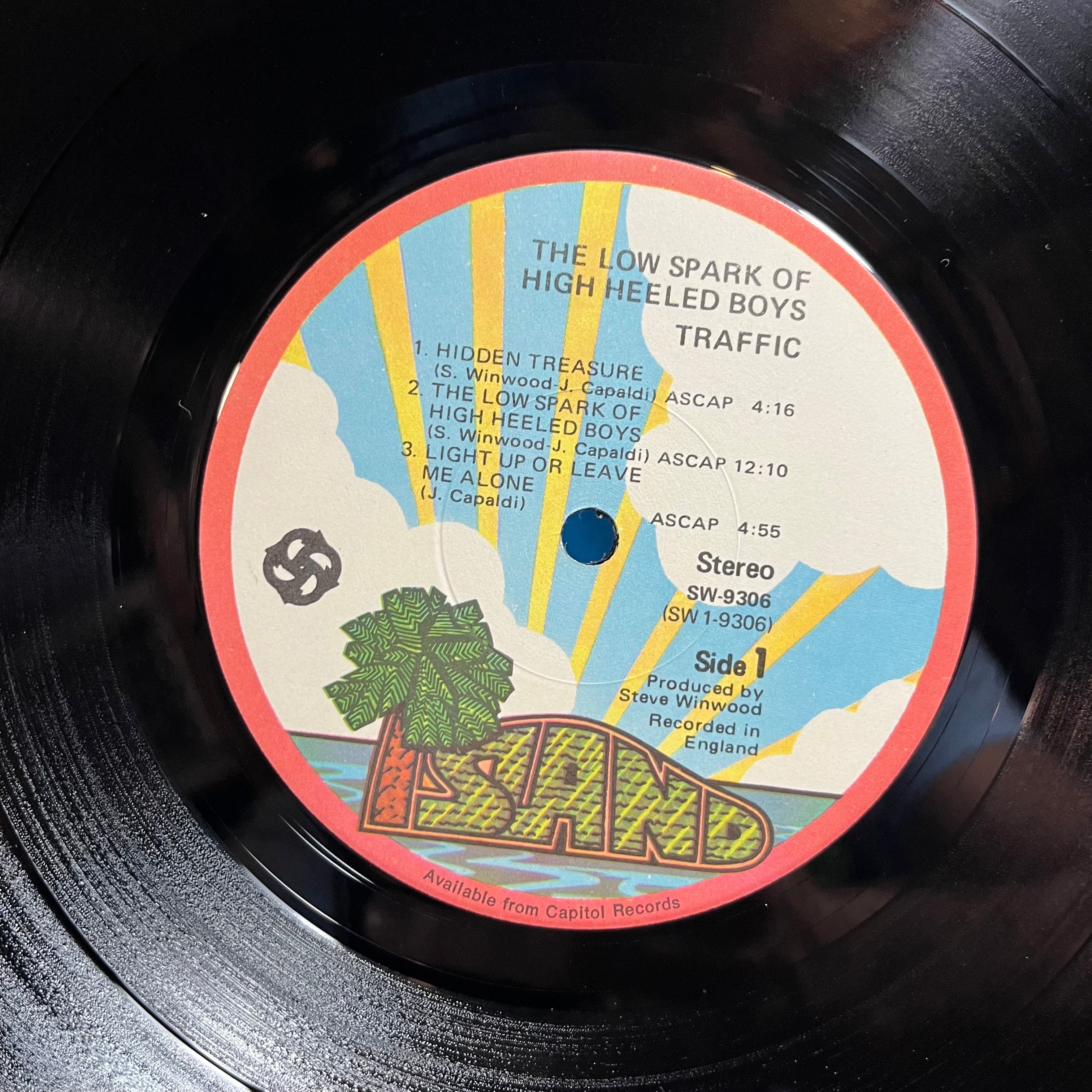 Traffic - The Low Spark Of High Heeled Boys (VINYL) | Excellent (EX) Very Good Plus Plus (VG++)