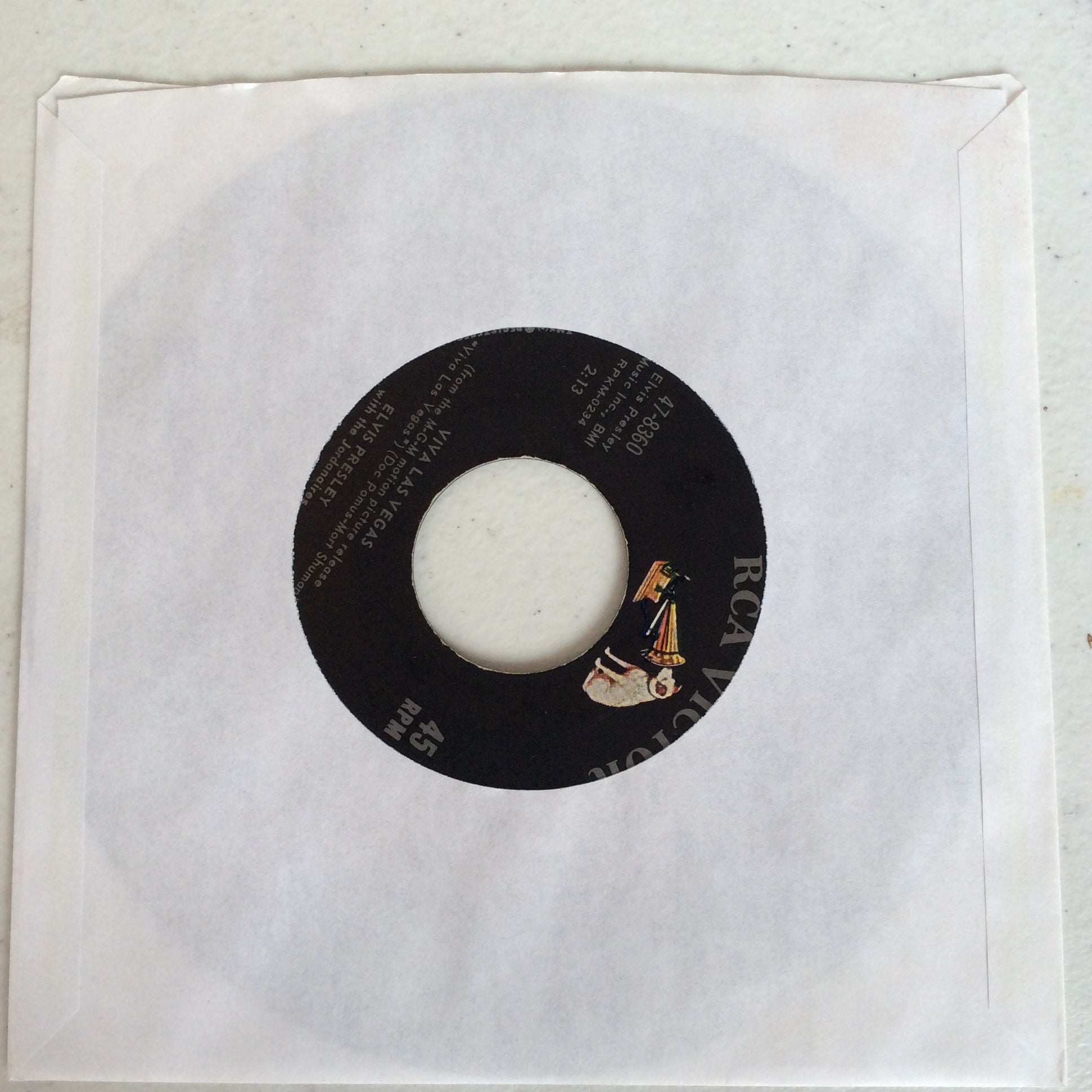 Viva Las Vegas / What'd I Say (7" VINYL) | Excellent (EX) Excellent (EX)