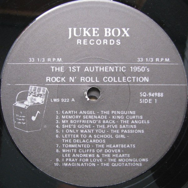 Various - The First Authentic 1950's Rock & Roll Collection *BOX* | Excellent (EX) Very Good Plus (VG+)
