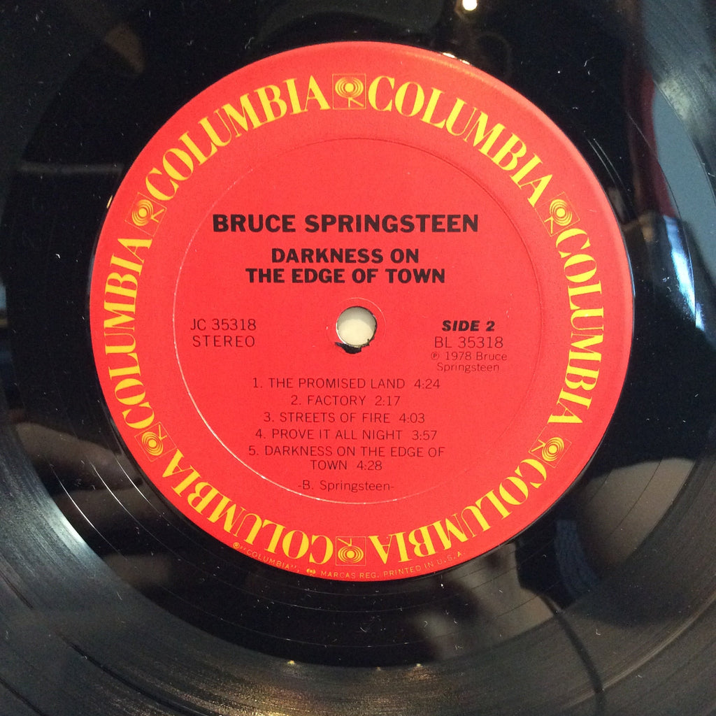 Bruce Springsteen - Darkness On The Edge Of Town (VINYL) | Excellent (EX) Excellent (EX)