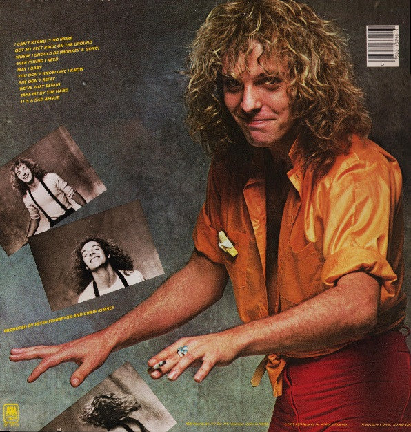 Peter Frampton - Where I Should Be | Excellent (EX) Excellent (EX)