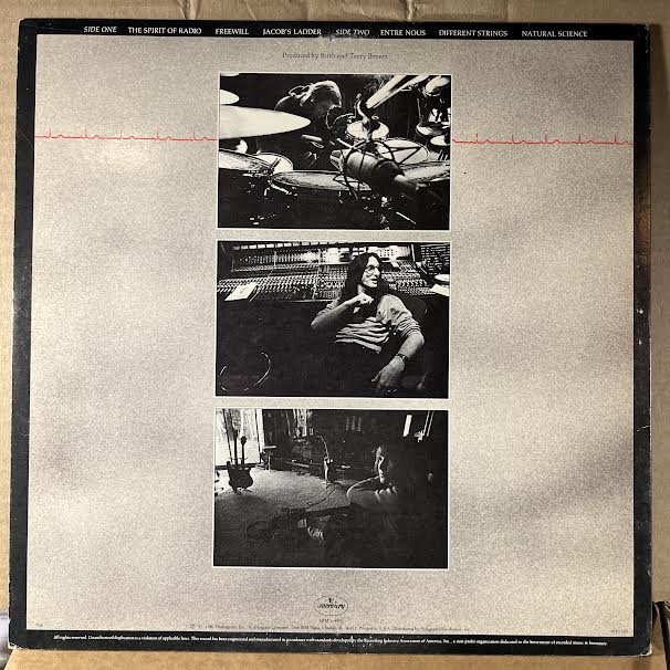Rush - Permanent Waves (VINYL) | Excellent (EX) Excellent+ (EX+)