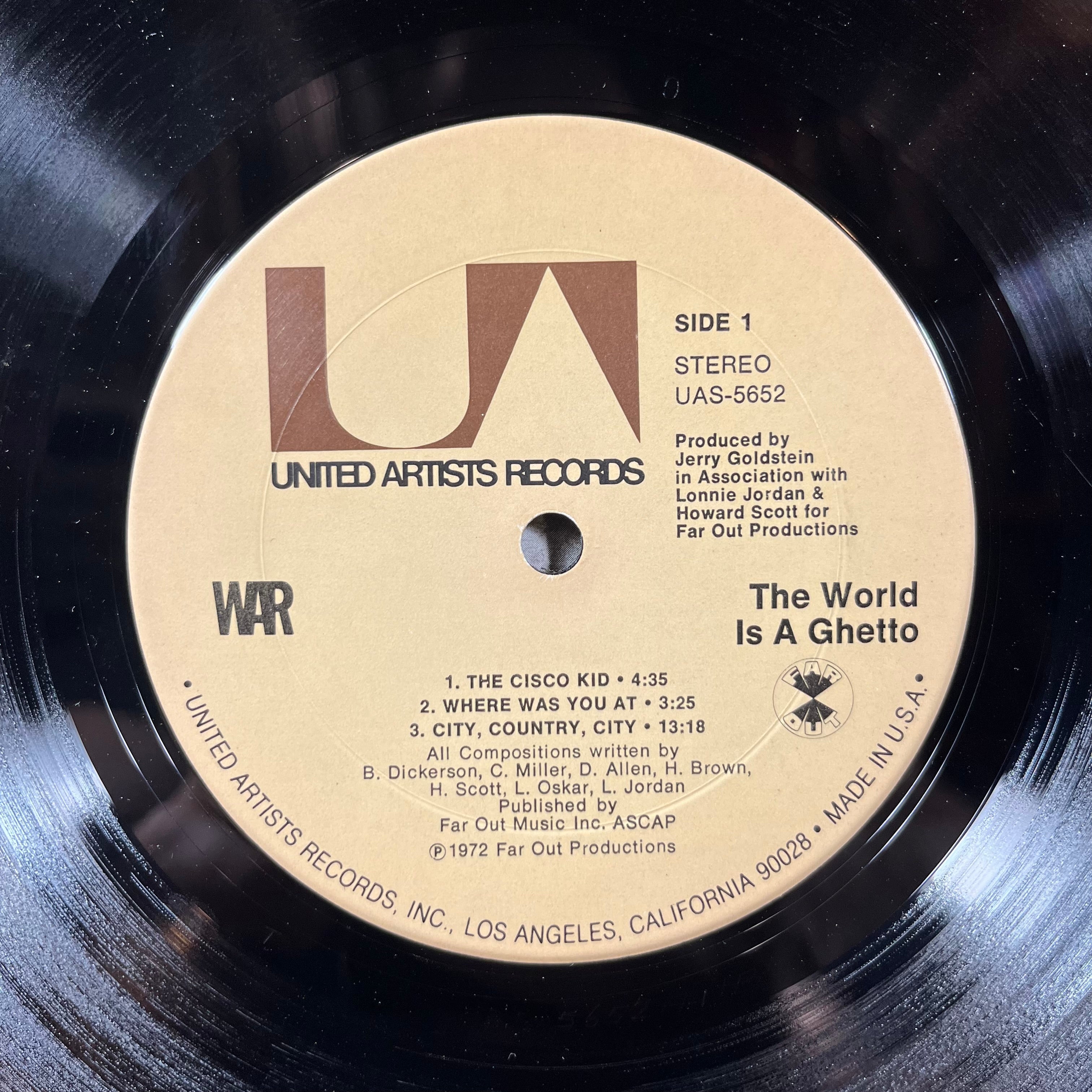 War - The World Is A Ghetto (VINYL) | Excellent (EX) Excellent (EX)