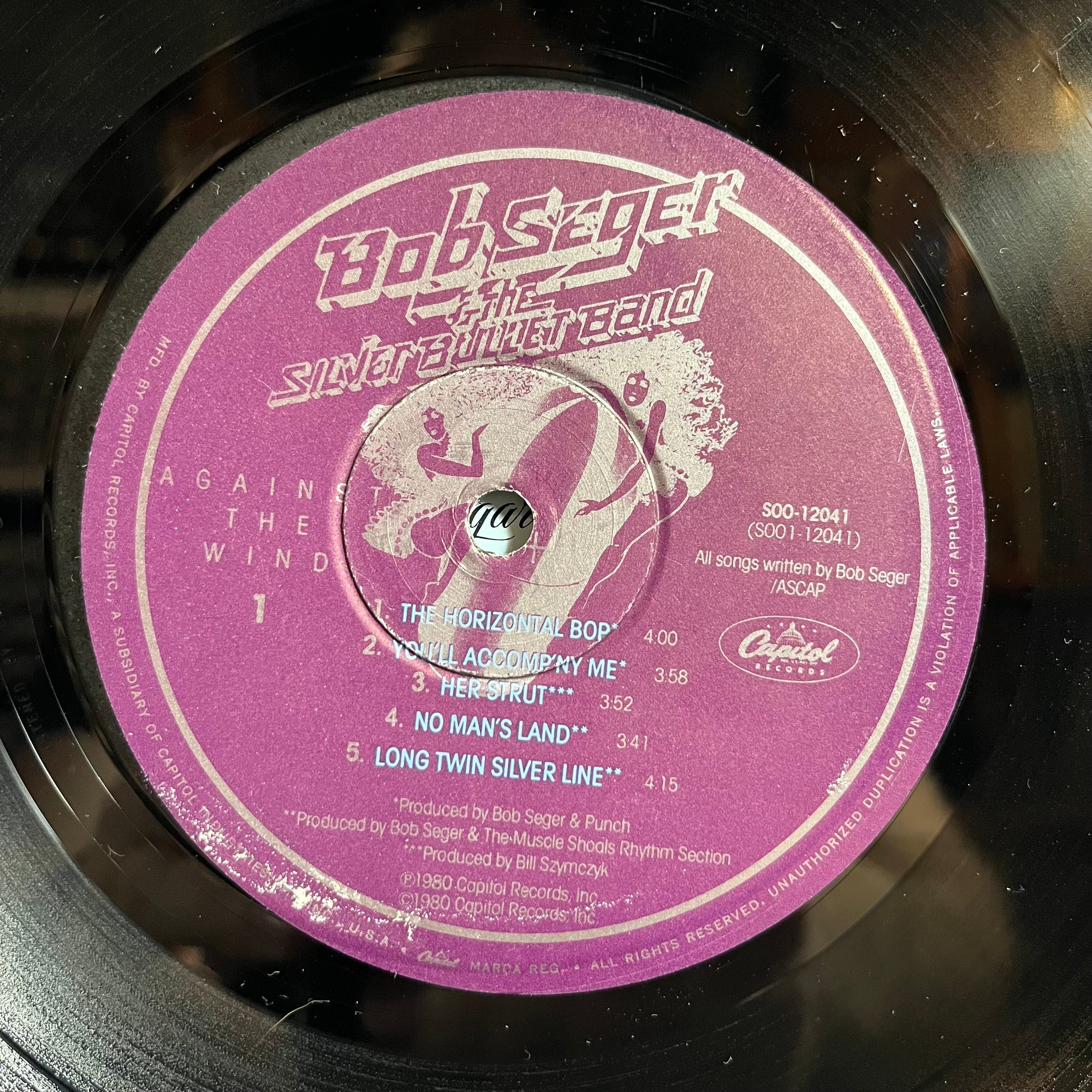 Bob Seger And The Silver Bullet Band - Against The Wind (VINYL) | Excellent (EX) Near Mint (NM)