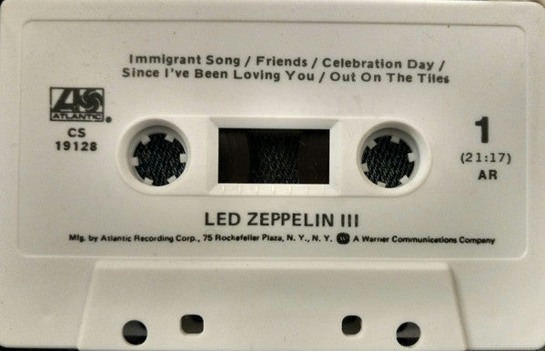 Led Zeppelin - Led Zeppelin III (CASSETTE) | Excellent (EX) Excellent (EX)