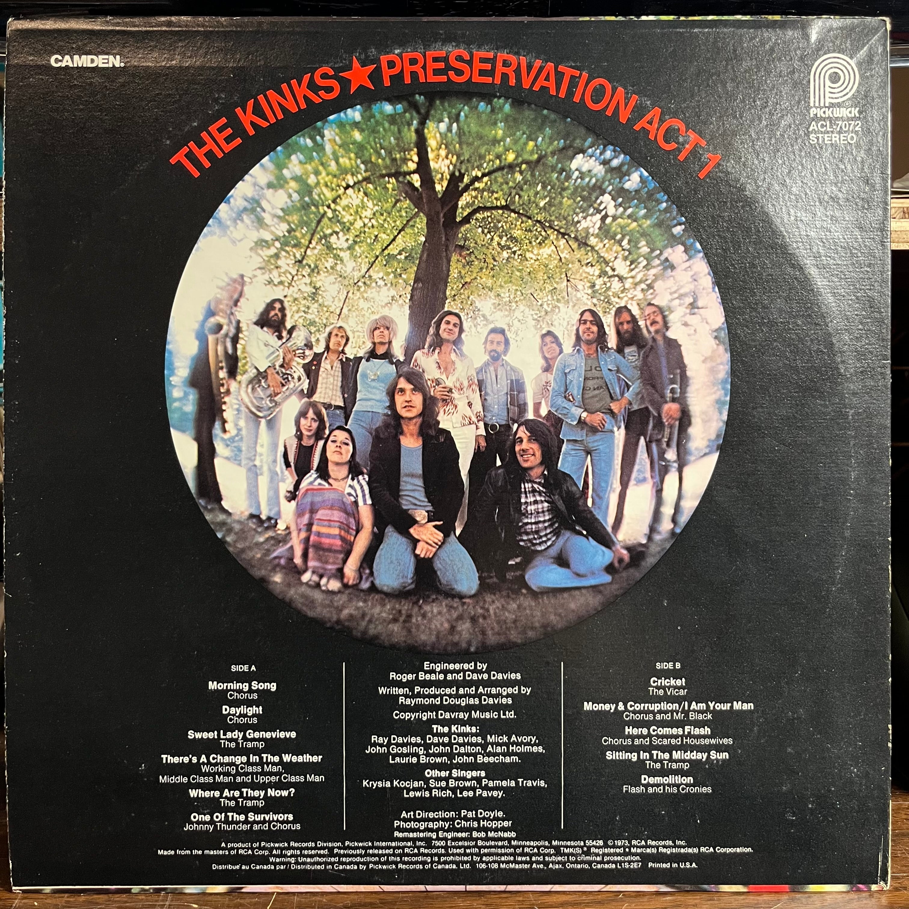 The Kinks - Preservation Act 1 (VINYL) | Excellent (EX) Excellent+ (EX+)