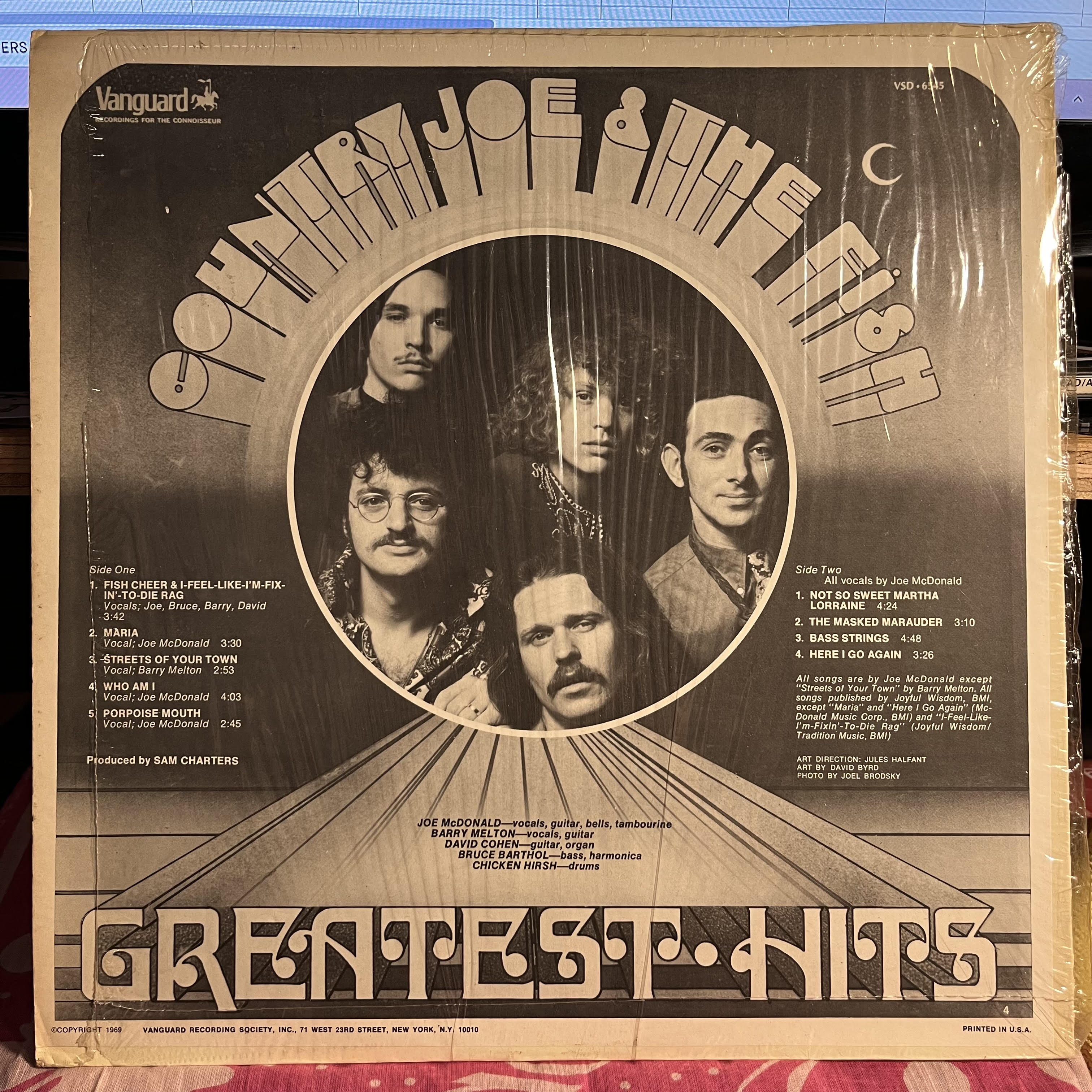 Country Joe And The Fish - Greatest Hits *SHRINK/TERRE HAUTE* | Excellent (EX) Near Mint (NM)