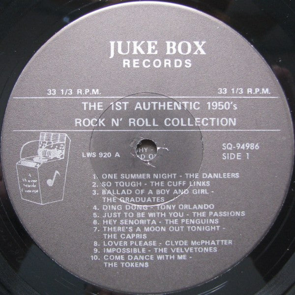 Various - The First Authentic 1950's Rock & Roll Collection *BOX* | Excellent (EX) Very Good Plus (VG+)