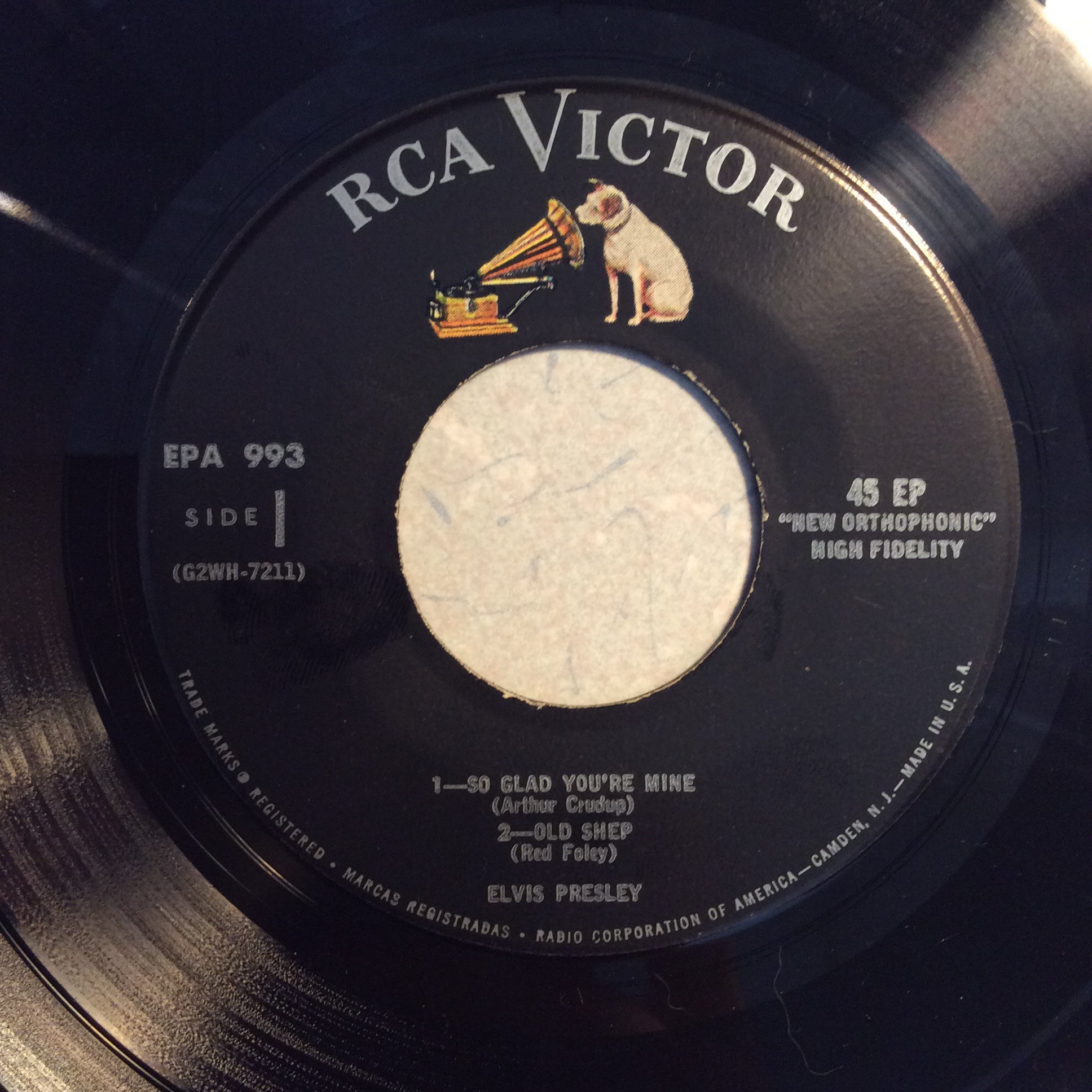 Elvis Presley - Elvis, Volume ll (7" VINYL) | Excellent (EX) Excellent (EX)