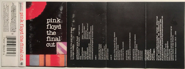 Pink Floyd - The Final Cut (CASS) | Excellent+ (EX+) Excellent+ (EX+)
