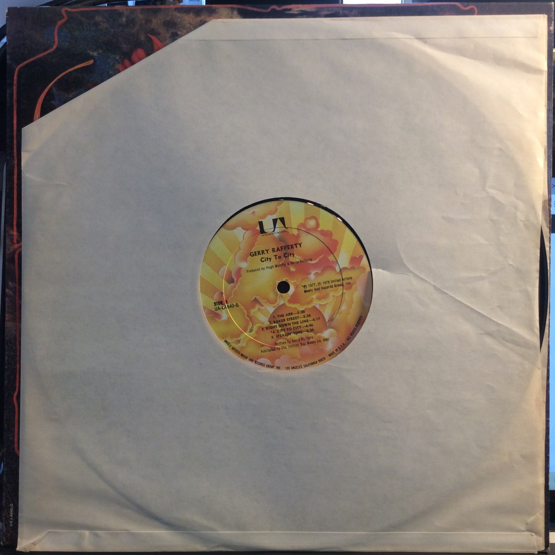 Gerry Rafferty - City To City (VINYL) | Excellent (EX) Near Mint (NM)