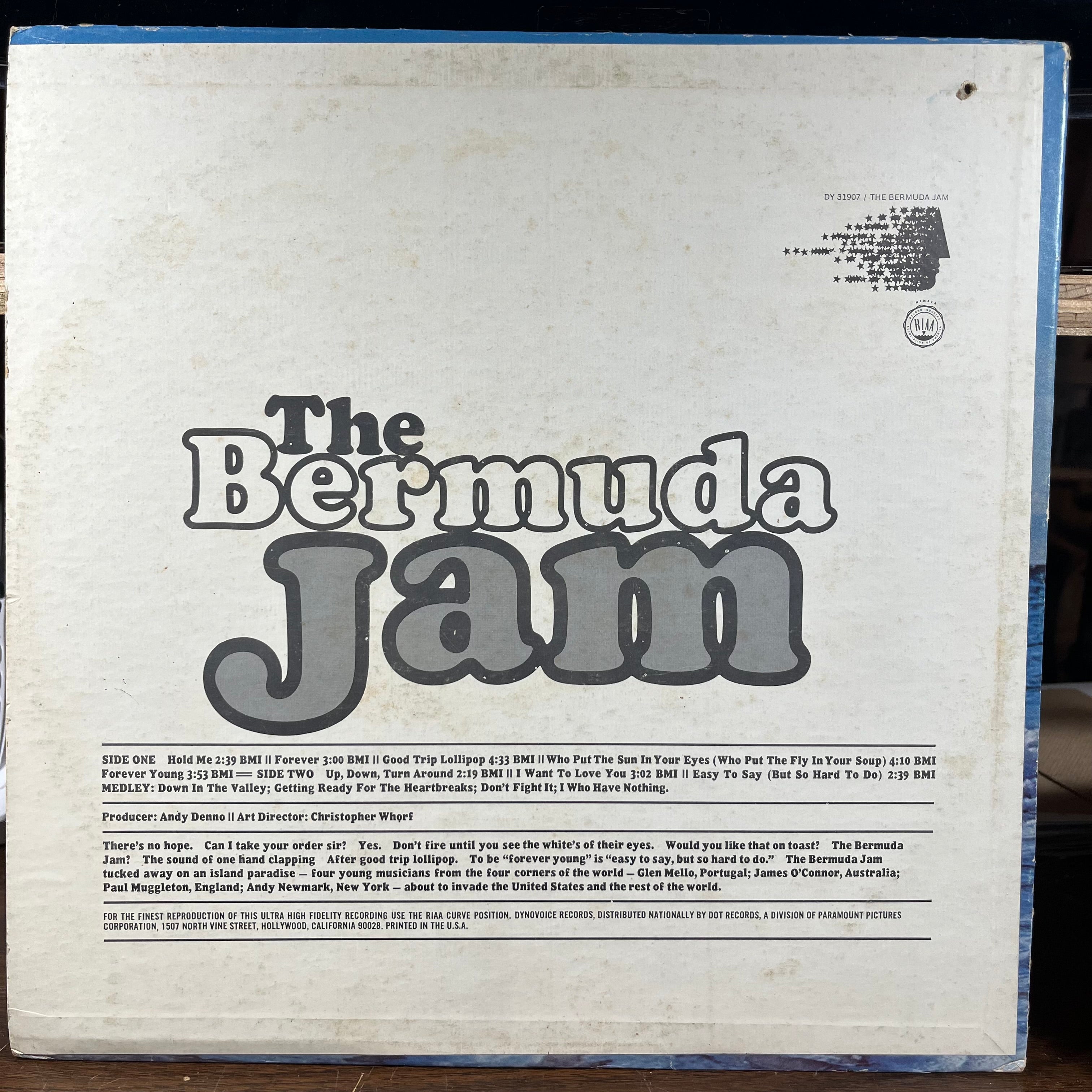 The Bermuda Jam - The Bermuda Jam (VINYL) | Excellent (EX) Very Good Plus (VG+)