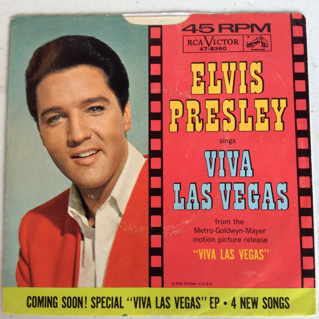 Viva Las Vegas / What'd I Say (7" VINYL) | Excellent (EX) Excellent (EX)