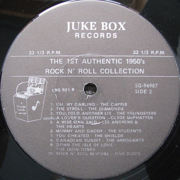 Various - The First Authentic 1950's Rock & Roll Collection *BOX* | Excellent (EX) Very Good Plus (VG+)