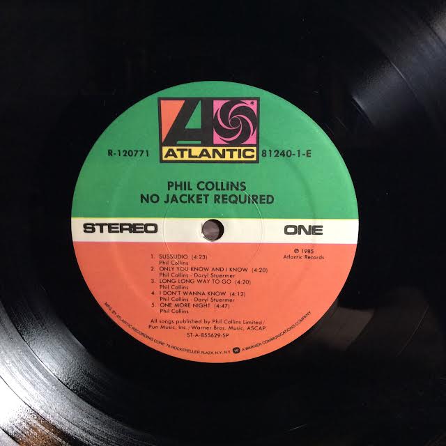 Phil Collins - No Jacket Required (VINYL) | Excellent (EX) Excellent (EX)
