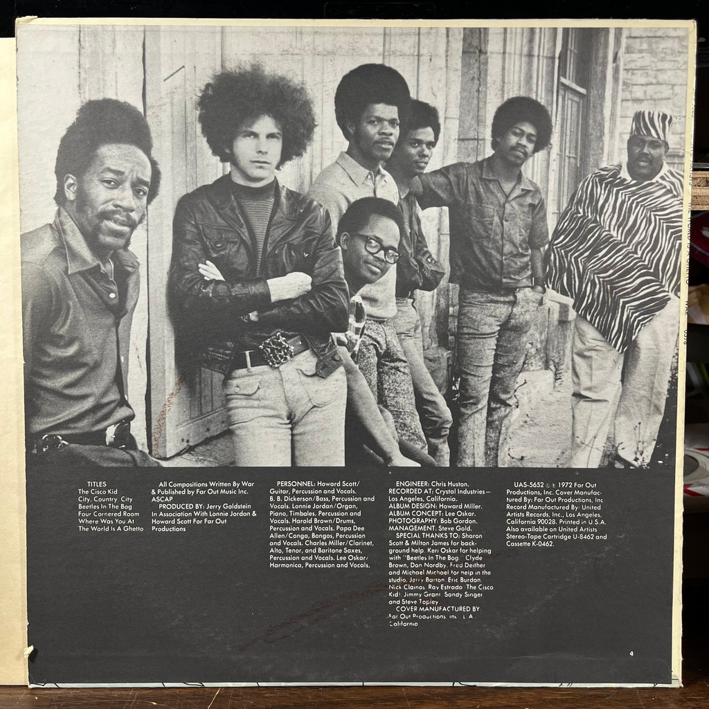 War - The World Is A Ghetto (VINYL) | Excellent (EX) Excellent (EX)